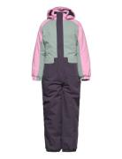 Coverall - Colorblock Pink Color Kids