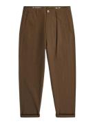 Pleated Chino Relaxed Tapered Brown G-Star
