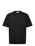 Over D O-Neck Signature Tee S/S Black Lindbergh