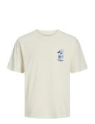 Jorwilliamsburg Tee Ss C.n Styd Aw25 Cream Jack & J S