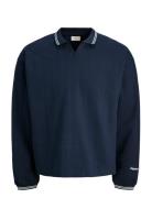 Jorniagara Sweat Split Neck Navy Jack & J S