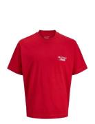 Jornorrebro Typo Tee Ss Crew Neck Noos Red Jack & J S