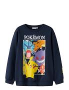 Nkmjobi Pokemon Nreg Sweat Bru Box Sky Navy Name It