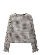 Nlffledot Ls O-Neck Shirt White LMTD