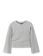 Nlfdosso Ls Rouched Short Top Grey LMTD