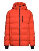 Ski Jacket - Quilt Red Color Kids