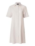 Hailey Organic Cotton Seersucker Nightshirt Beige Lexington Home