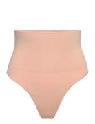 Girdle Shaping Thong High Sea Beige Lindex