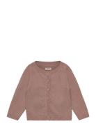 Cardigan Knit W. Wool Pink Huttelihut