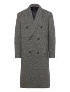 Dc Pattern Tweed Coat Grey Tommy Hilfiger