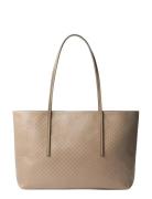 Emblem Aop Tote W/ Pouch Beige Calvin Klein