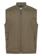 Quilted Waistcoat Khaki Lindbergh