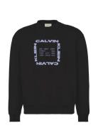 Ls Eu 350Terry Graphic Cn Swtshr Black Calvin Klein Jeans