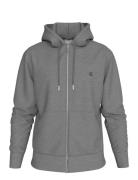 Ls Eu 350Terry Monogram Fz Hoodi Grey Calvin Klein Jeans