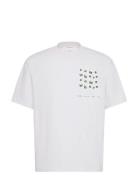 Ss 16S Calvin Somewhere Graphic White Calvin Klein Jeans