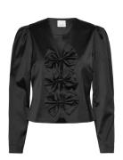 Dante6-Soralla Bow Detail Top Black Dante6