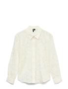 Vmkova Ls Shirt Wvn White Vero Moda