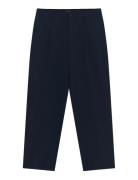 Machino Pleat Pants Navy Matinique
