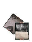 Houndstooth Pattern Socks 2-P Gb Beige GANT