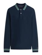 Ls Chest Embro Reg Polo Navy Tommy Hilfiger