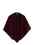 Tommy Script Cash Triangle Scarf Burgundy Tommy Hilfiger