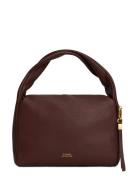City Leather Shoulder Bag Burgundy Tommy Hilfiger