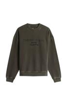Tjm 90S Gmd New Classics Crew Khaki Tommy Jeans