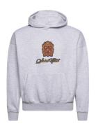 Emblem Patch Hoodie Grey Prohibited