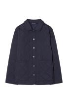Casual Quilted Jacket Navy Lexington Clothing