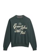 Lo-Fi Outdoor Loose Crew Green Superdry