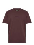 Micro Logo T Shirt Brown Superdry