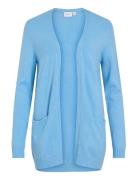 Viril Open L/S Knit Cardigan - Noos Blue Vila