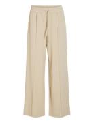 Viclua Hw Wide Pants-Noos Beige Vila