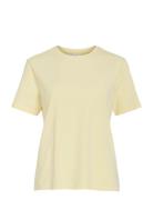 Vinora S/S T-Shirt - Noos Yellow Vila