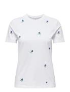 Onlketty S/S O-Neck Top Jrs Noos White ONLY