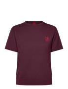 Casual T-Shirt Burgundy HUGO