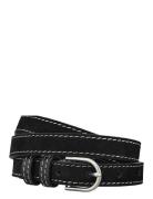 Suede Zoe Belt Black Becksöndergaard