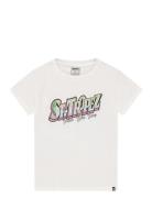 T-Shirt Print White Indian Blue Jeans