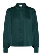 Vienna Ravenna L/S Balloon Shirt - Noos Green Vila