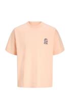 Jormaine Back Tee Ss Crew Neck Sn Orange Jack & J S
