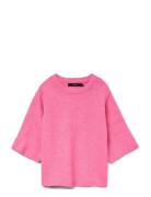 Vmboom 2/4 O-Nk Over Pullove Ga Noos Pink Vero Moda
