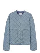 Nmcleo Quilted Denim Jacket Blue NOISY MAY