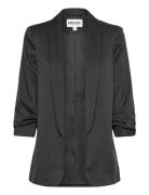 Pcbosella 3/4 Pinstripe Blazer Noos Bc Black Pieces