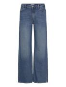 Pcsilke Mw Wide Jeans Mb Noos Blue Pieces