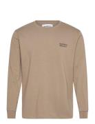 Curved Long Tee / Taupe Brown Garment Project