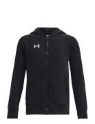 Ua Rival Fleece Fz Hoodie Black Under Armour