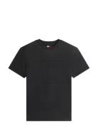 Tjm Reg Tonal Flag Ss Tee Black Tommy Jeans