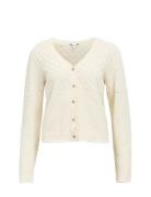 Objnoa L/S V-Neck Knit Cardigan Noos Cream Object