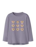 Nmfviolet Ls Loose Top Purple Name It