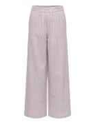 Kogsmilla Life Stripe Pant Wvn Noos Pink Kids Only
